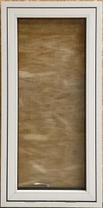 Tophængt badeværelsesvindue