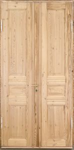 Dobbelt fyldningsdør med karm