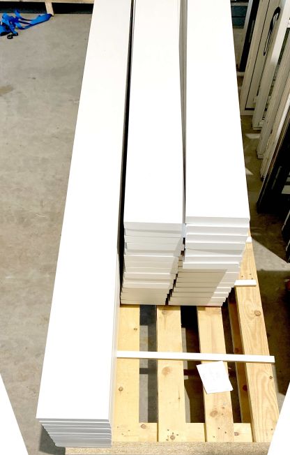 Vinduesplade, hvid laminat - Billede 5