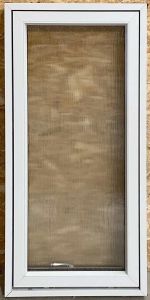 Tophængt badeværelsesvindue