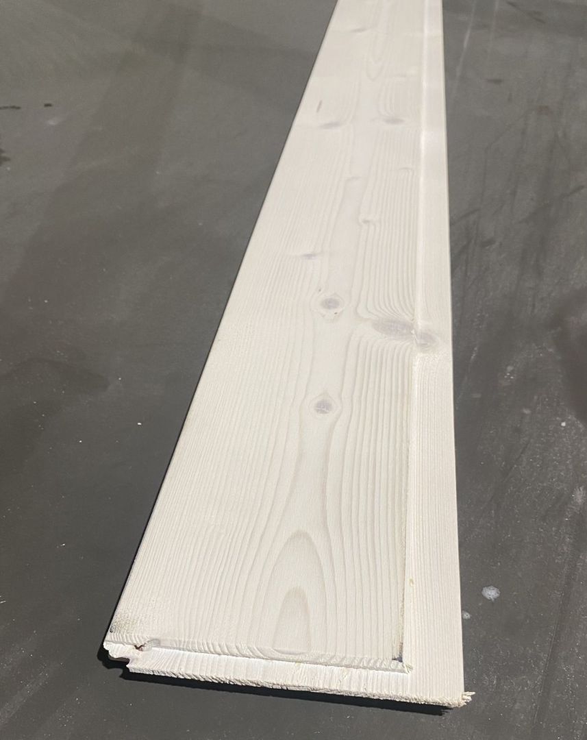 Profilbrædder Lud Siljan - Skrå kant. 15.- pr meter incl moms. 1,95 M2 pr. bundt. Pris pr. bundt. - Billede 2