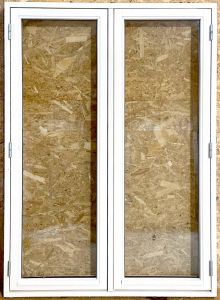 Sidehængt vindue med nødudgang