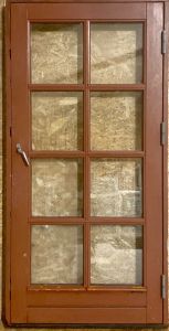 Terrassedør - OBS !!! et glas er i stykker.