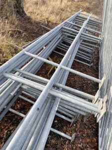 Galvaniseret rækværk 6000x940mm.