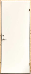 Indvendig dør med karm