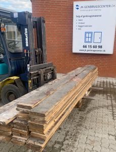 Gamle gulvbrædder 30 x 170 x 4300 mm